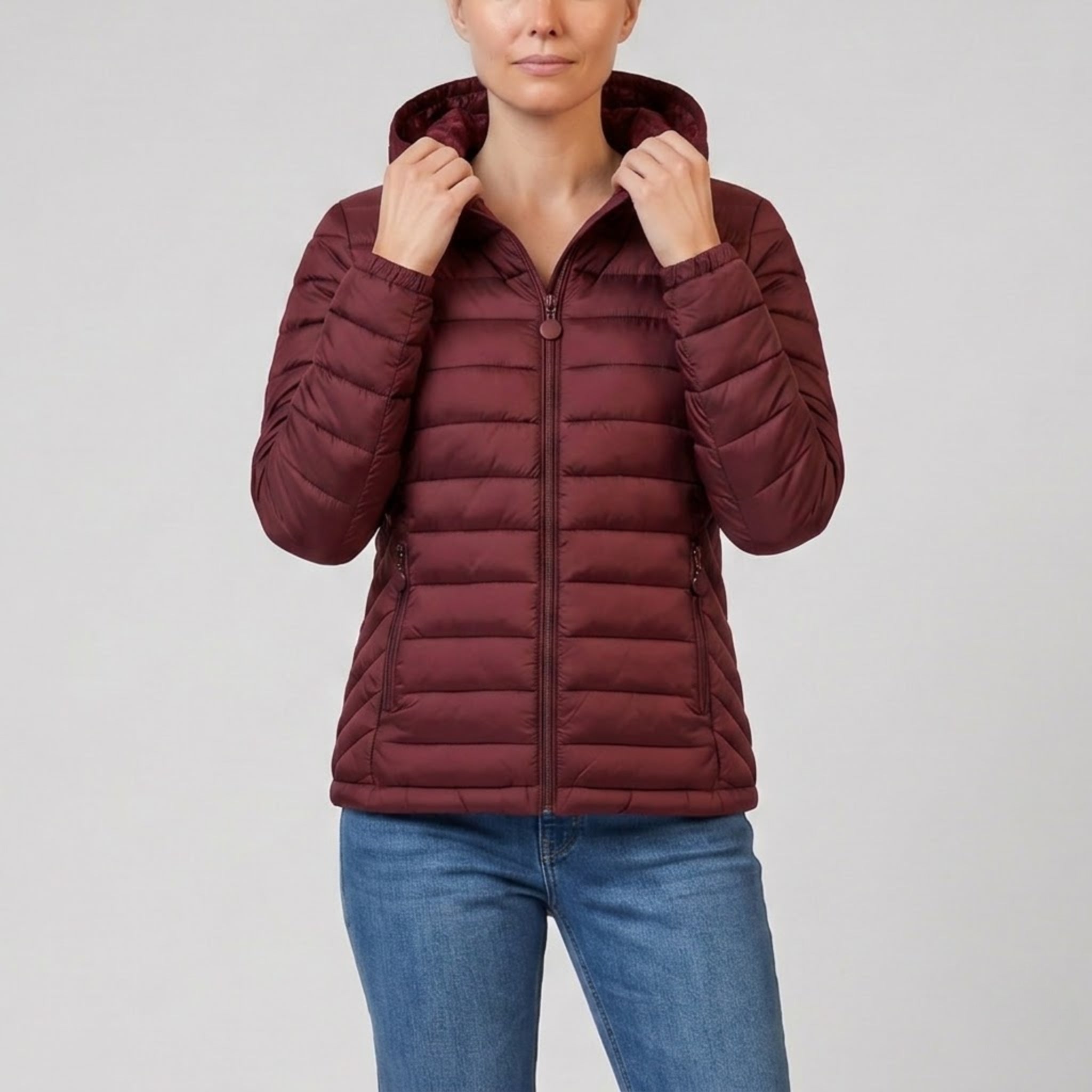 Women’s Lightweight Hooded Puffer Jacket | Olamil