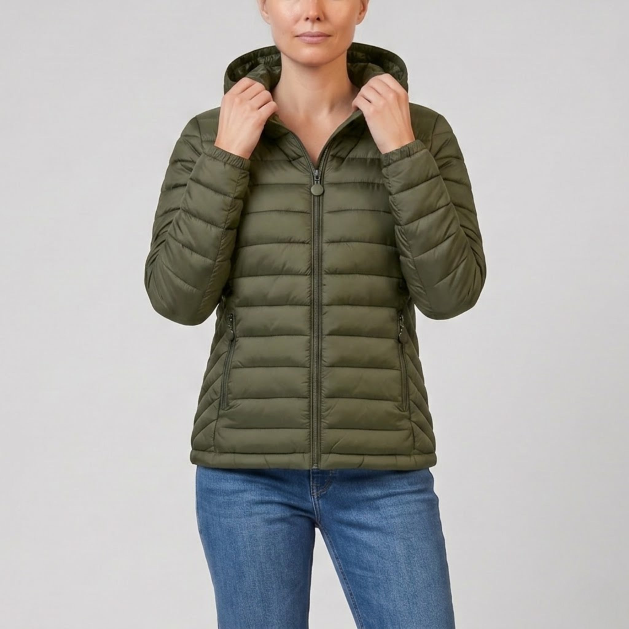 Women’s Lightweight Hooded Puffer Jacket | Olamil