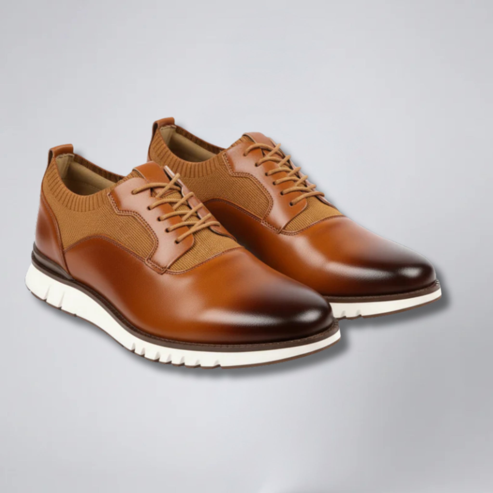 Olamil - Men’s Burnished Toe Hybrid Derby Shoes