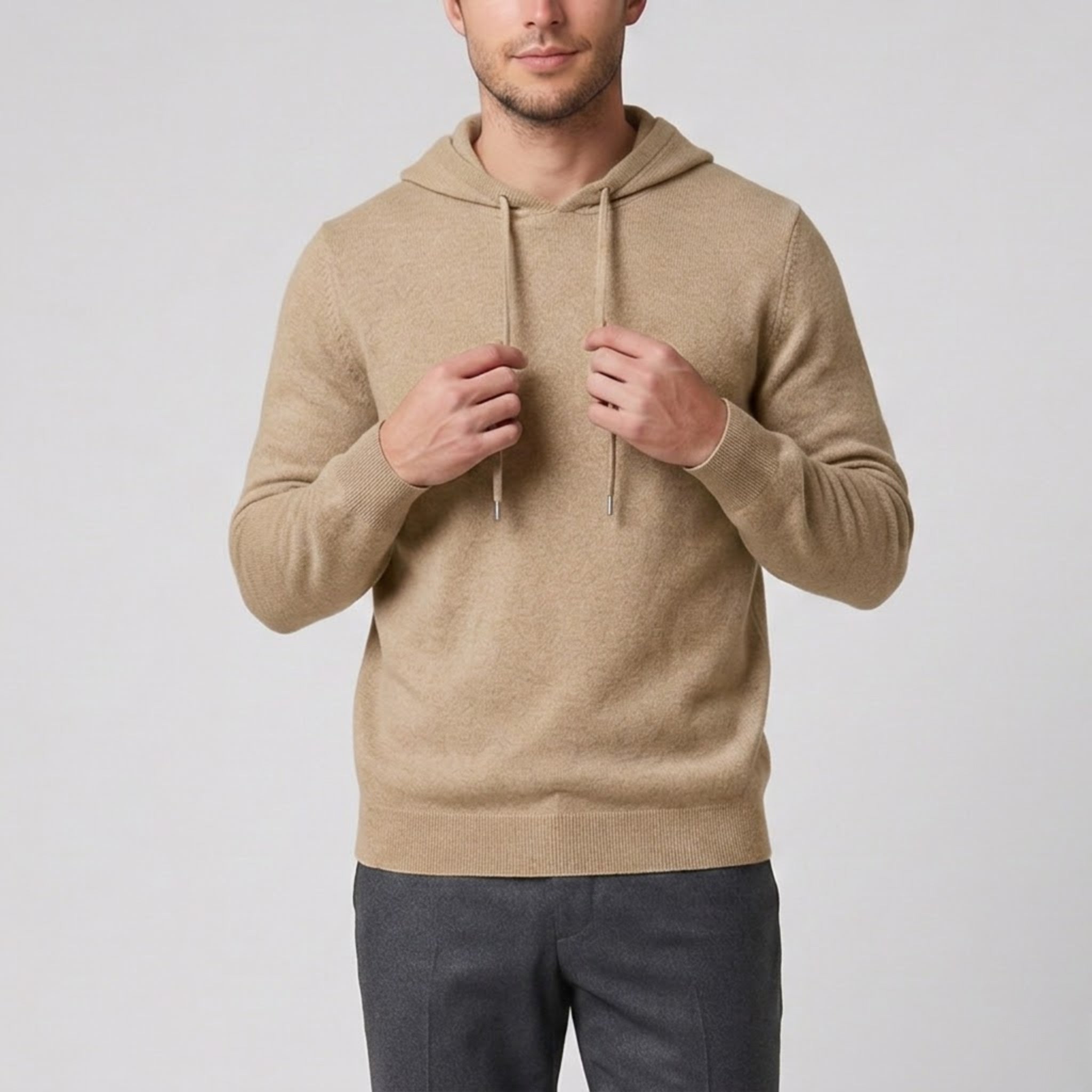 Men’s Cashmere Merino Wool Hoodie | Olamil