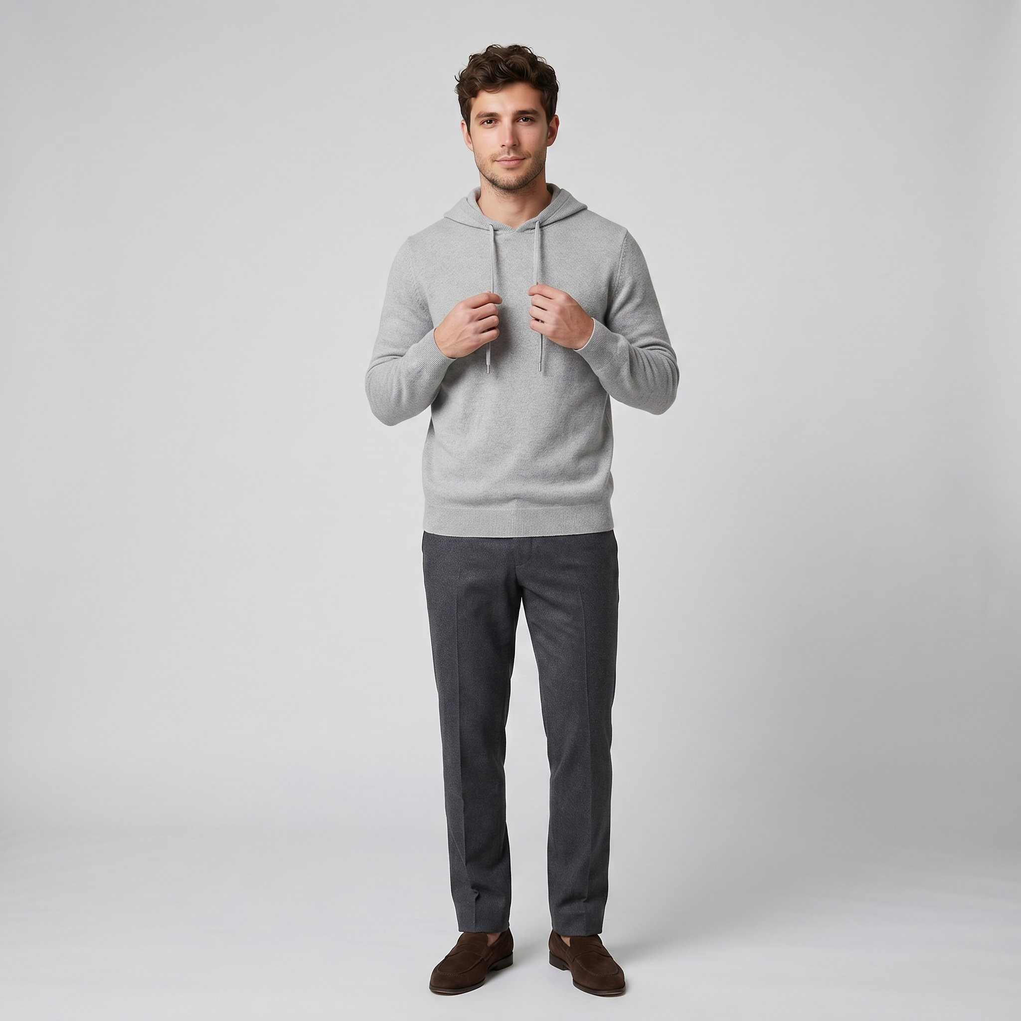 Men’s Cashmere Merino Wool Hoodie | Olamil