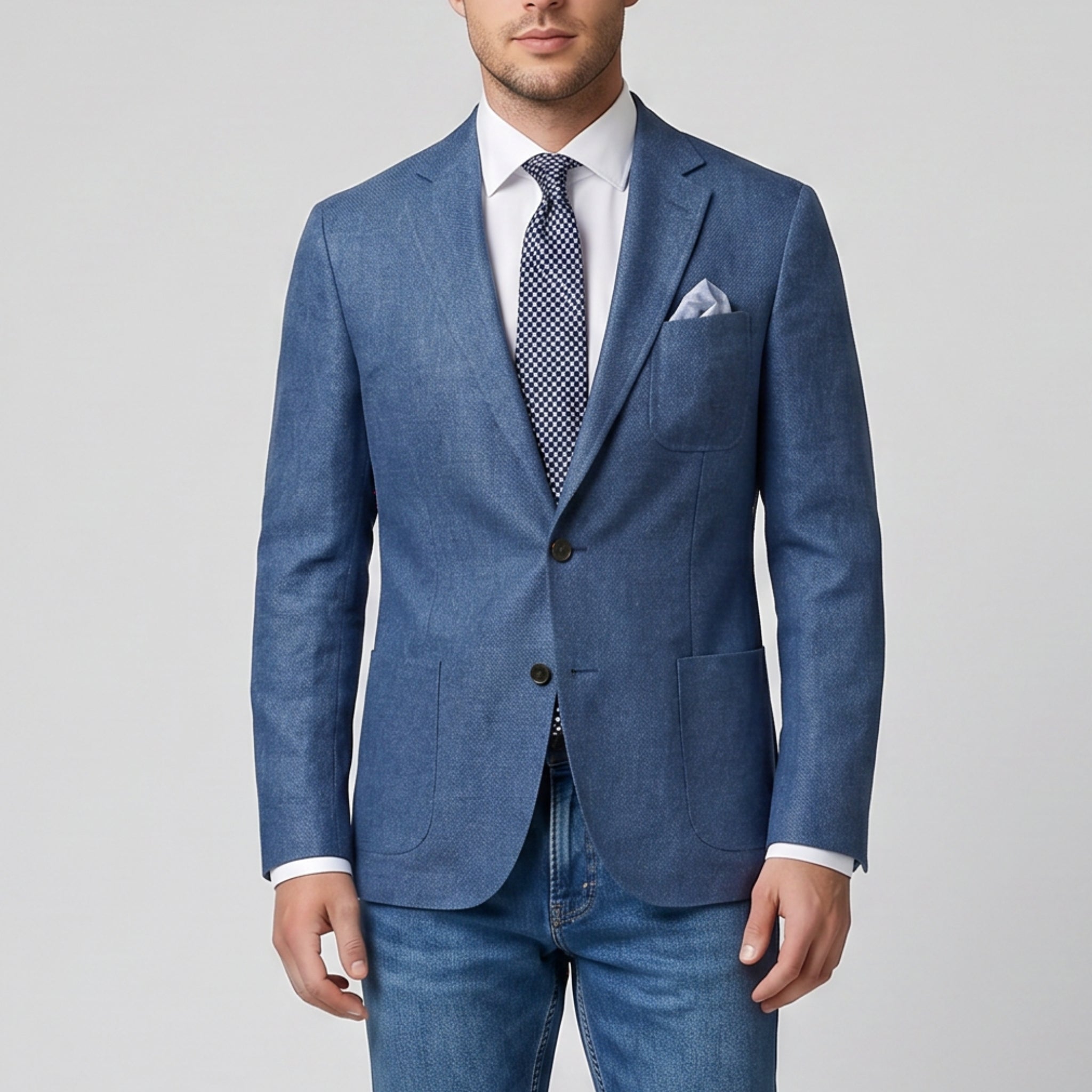 Men’s Linen-Blend Blazer | Olamil
