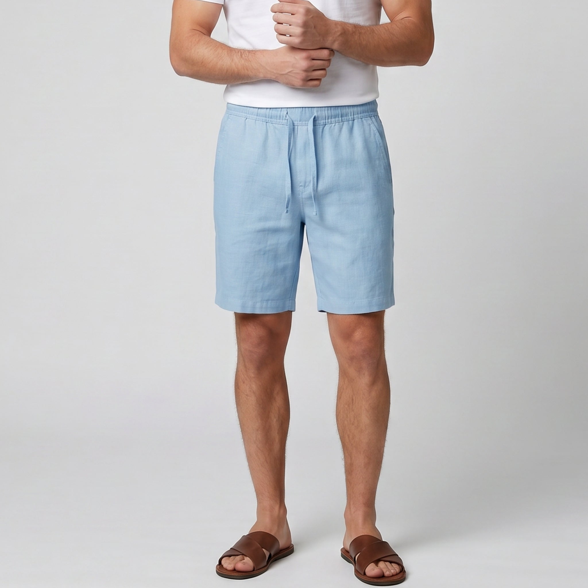 Men’s Relaxed Linen Shorts | Olamil