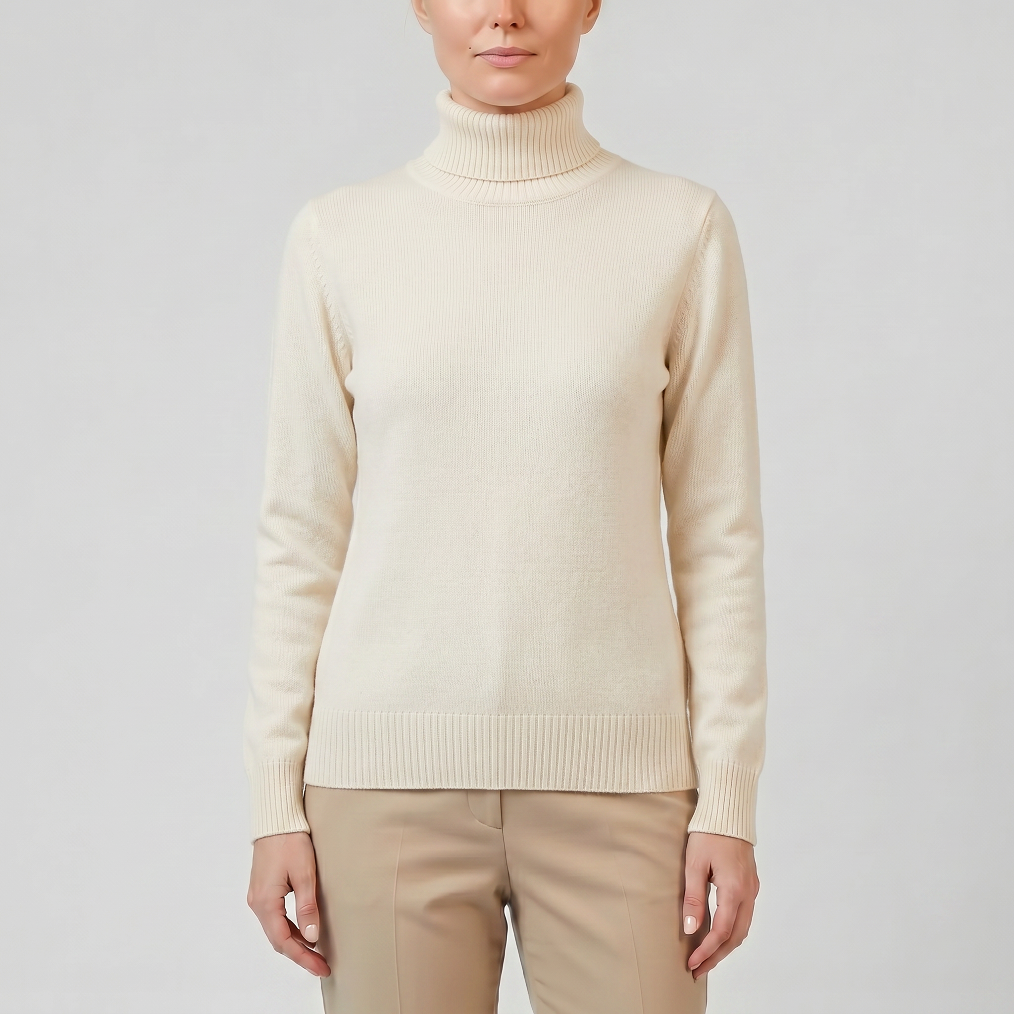 Women’s Cashmere Turtleneck Sweater | Olamil
