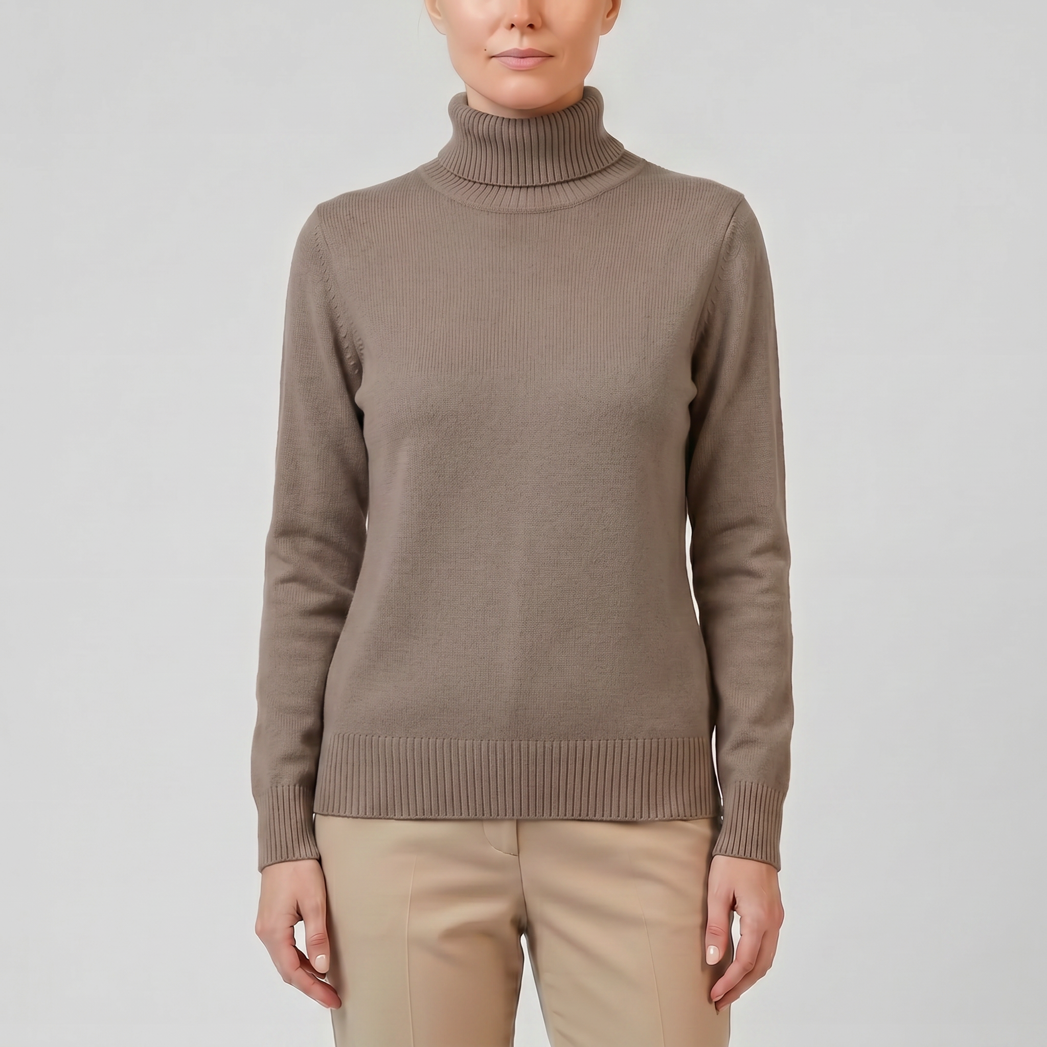 Women’s Cashmere Turtleneck Sweater | Olamil