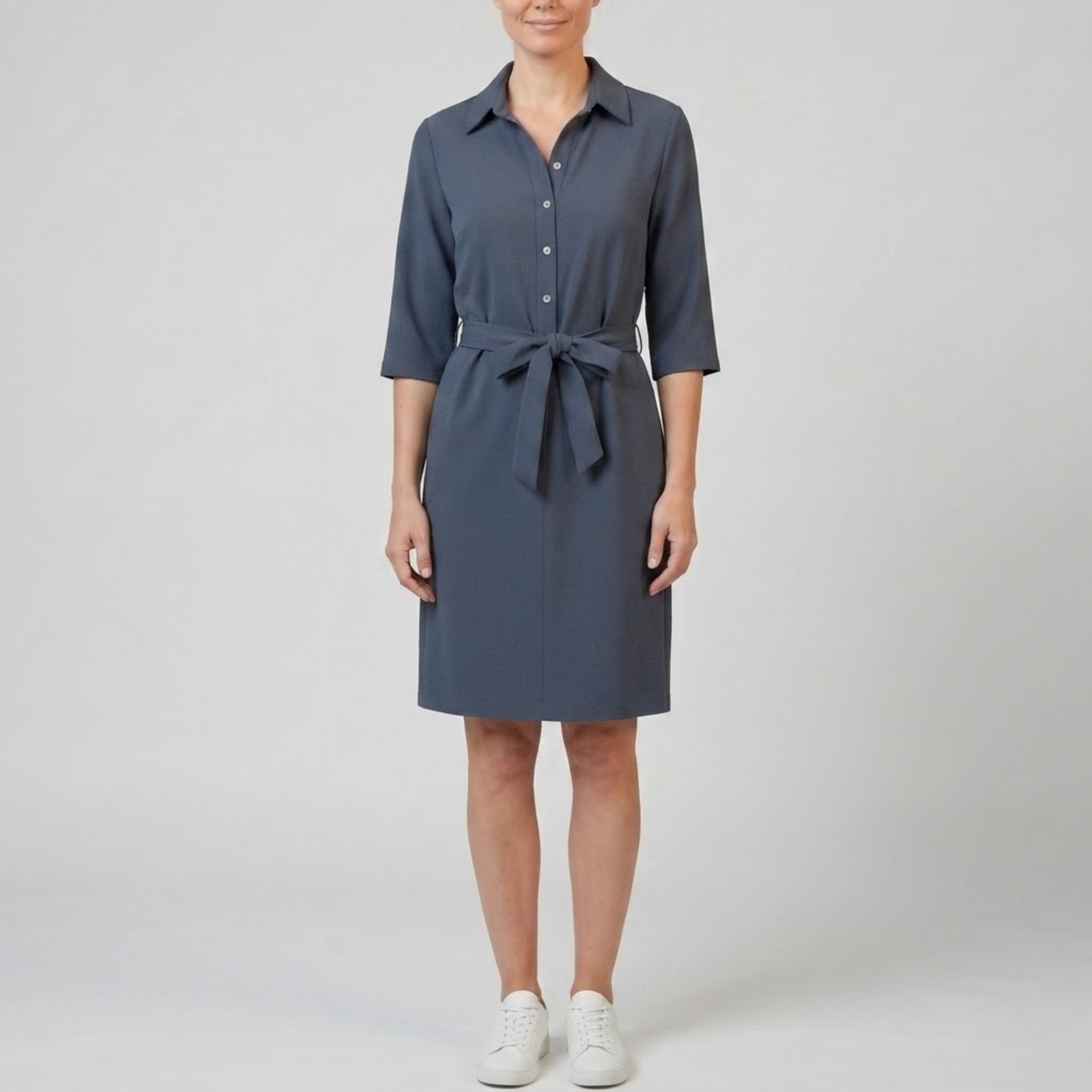 Women’s Half-Sleeve Shirt Dress | Olamil
