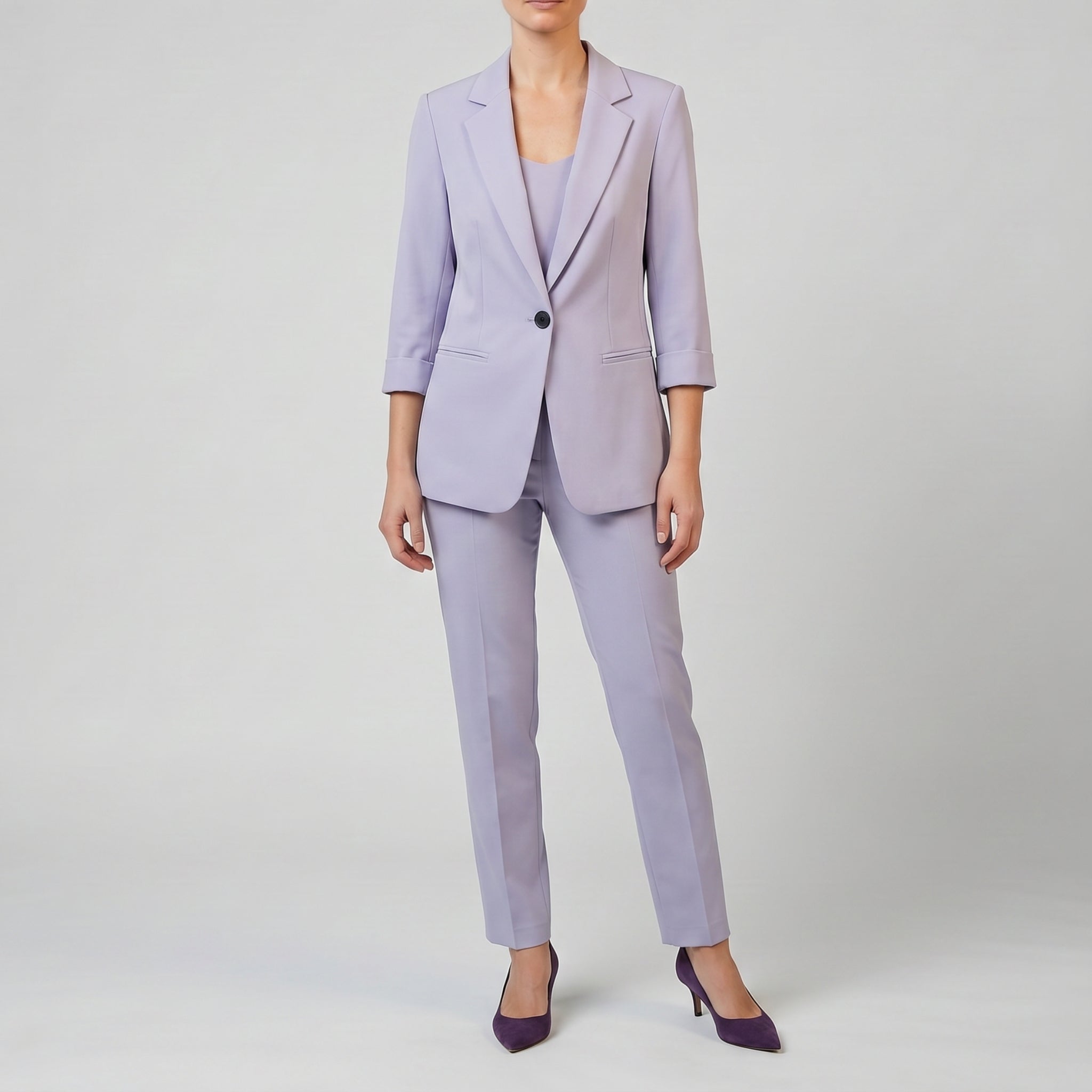 Women’s Tailored Lilac Blazer and Pants Set | Olamil