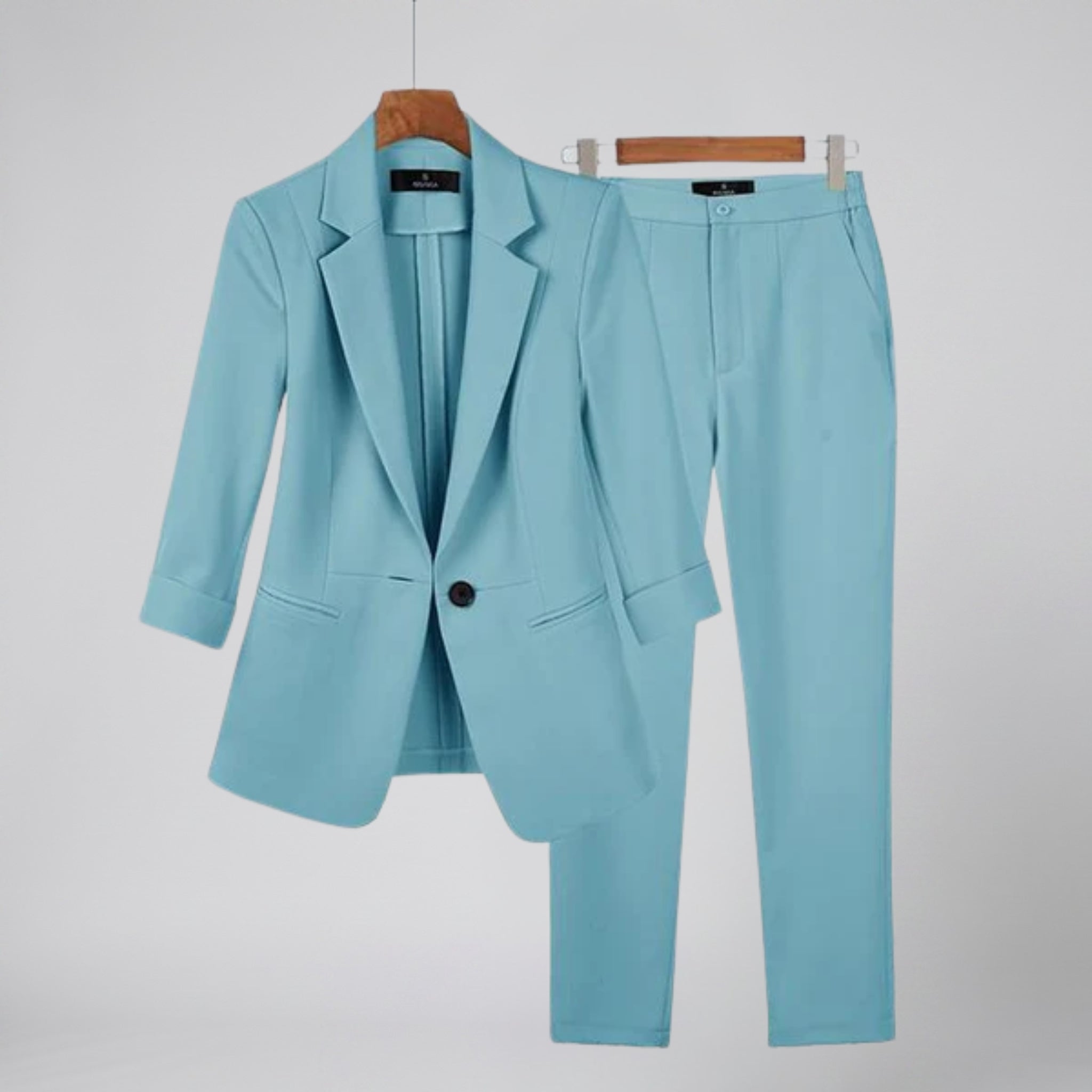 Olamil - Women’s Tailored Lilac Blazer and Pants Set