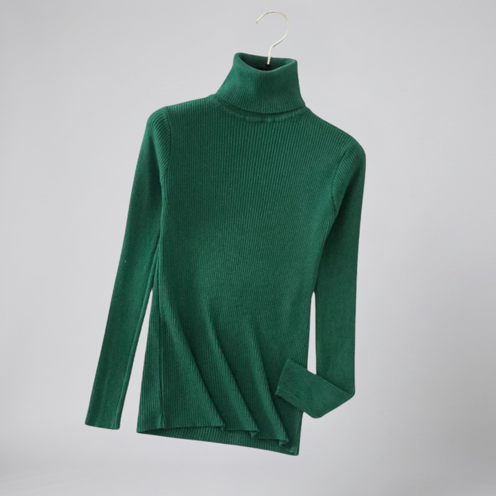 Olamil - Women’s Ribbed Cashmere Turtleneck