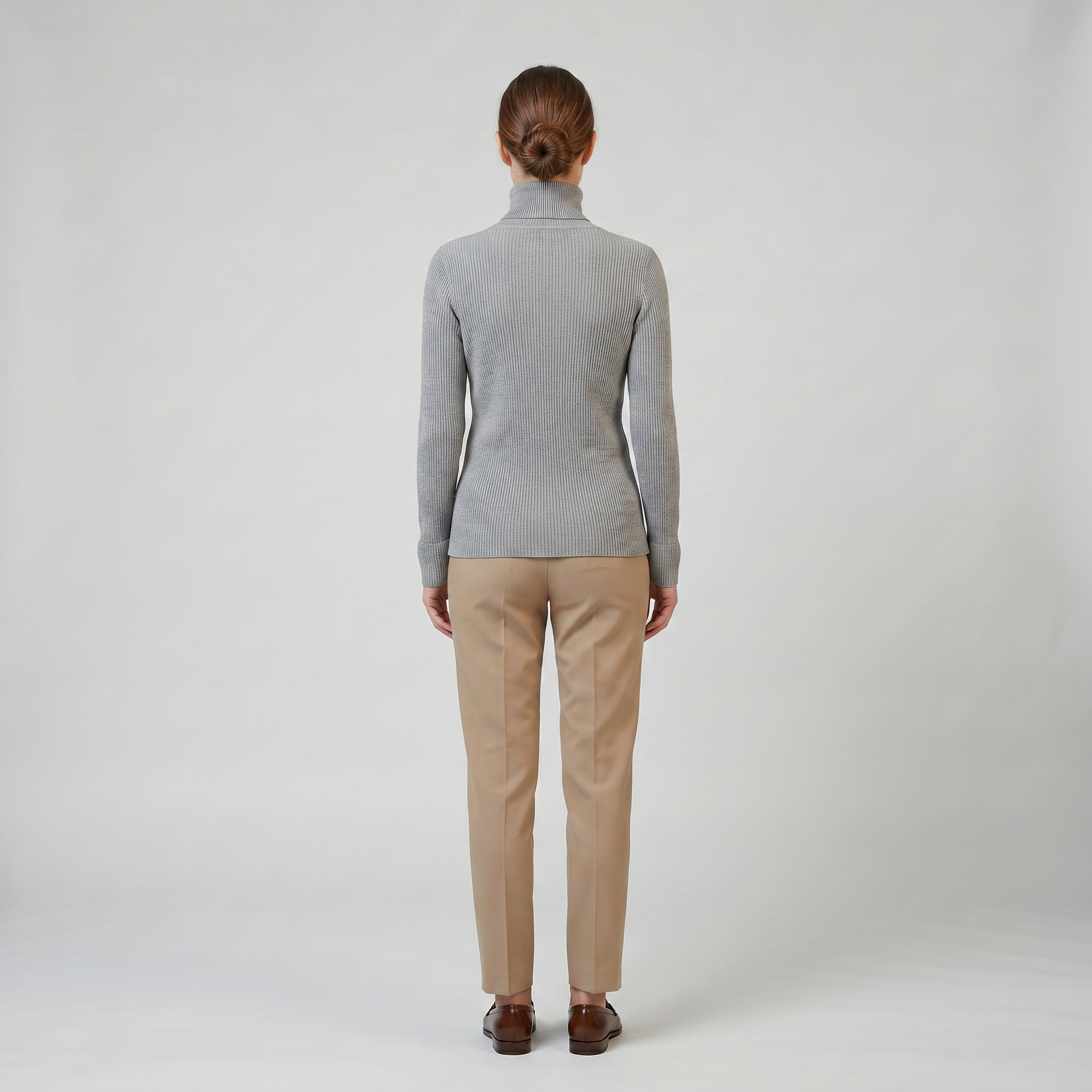 Olamil - Women’s Ribbed Cashmere Turtleneck