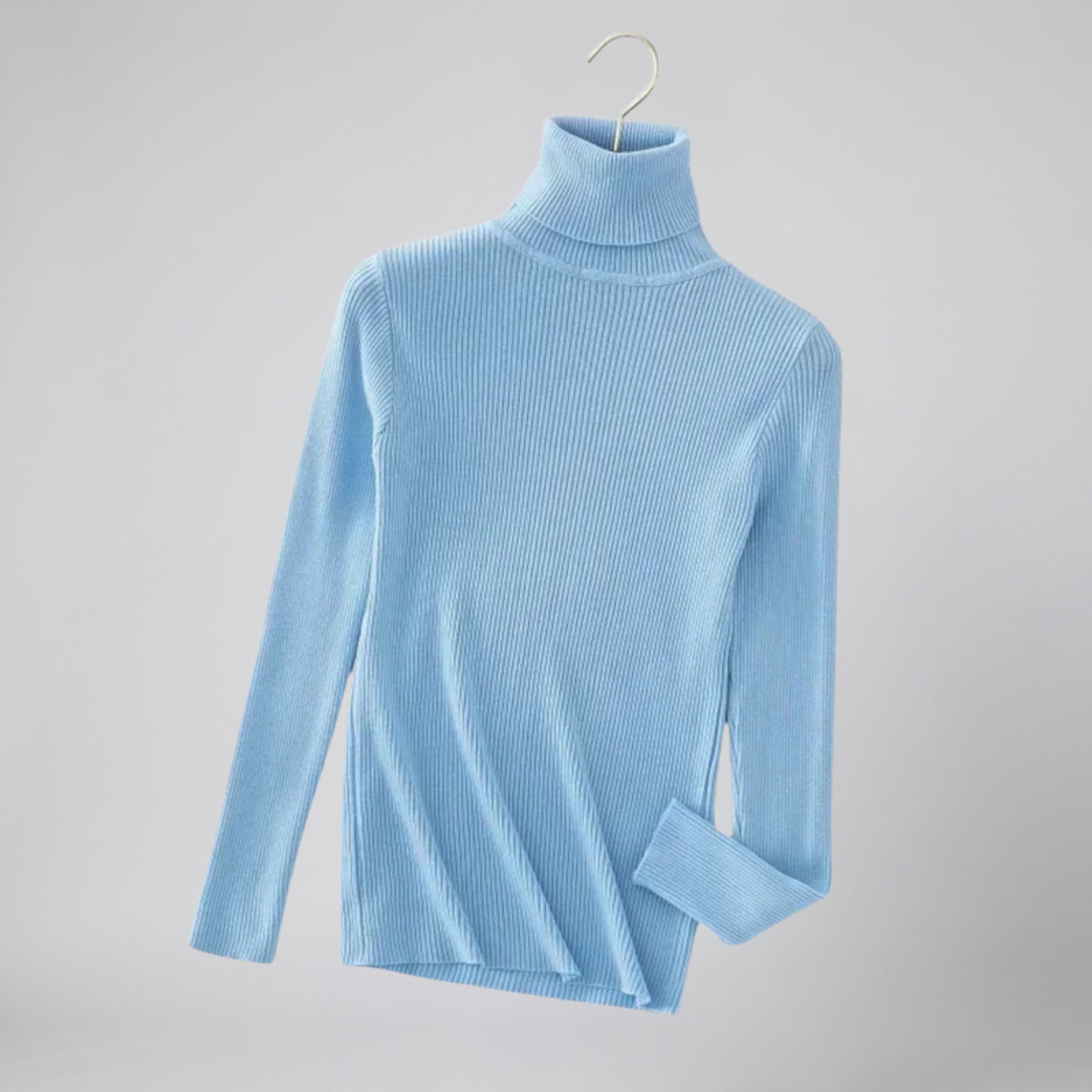 Olamil - Women’s Ribbed Cashmere Turtleneck