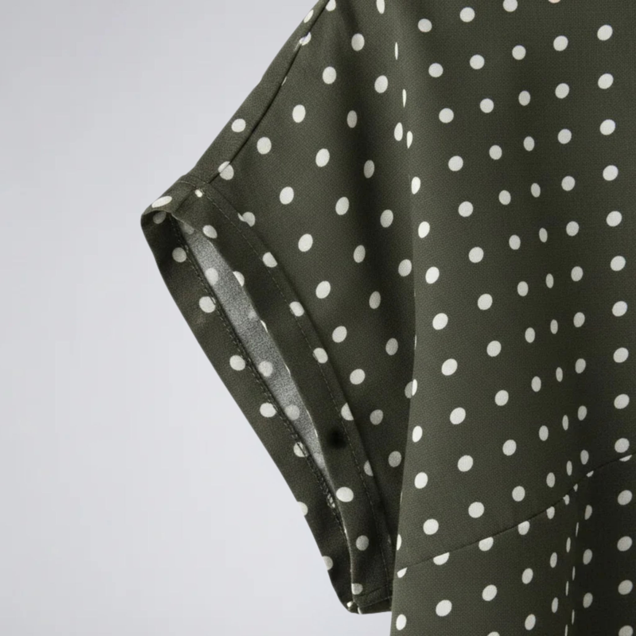 Women’s Short Sleeve Polka Dot Blouse | Olamil