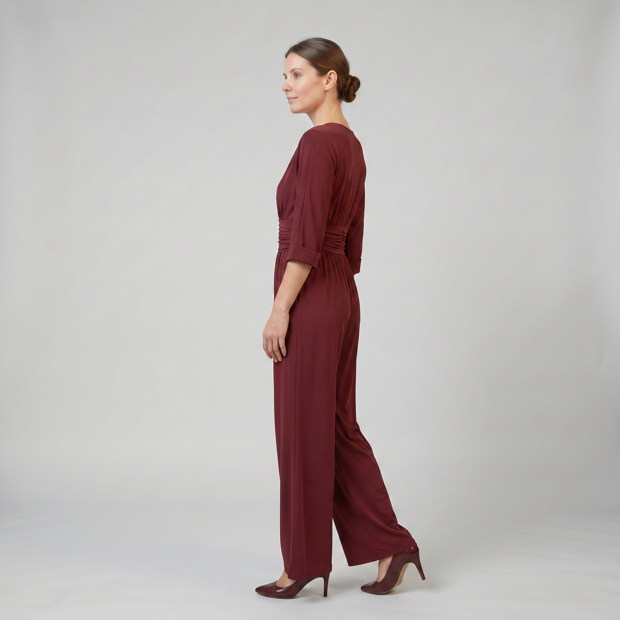 Women’s Tailored Wide-Leg Jumpsuit | Olamil