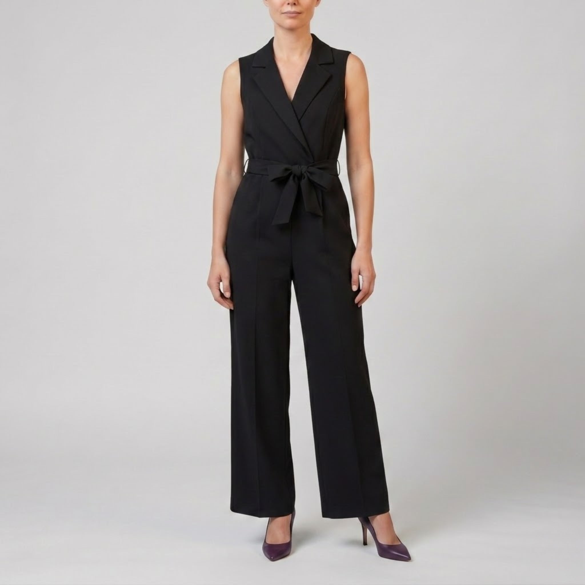 Women’s Tie-Waist Wrap Jumpsuit | Olamil
