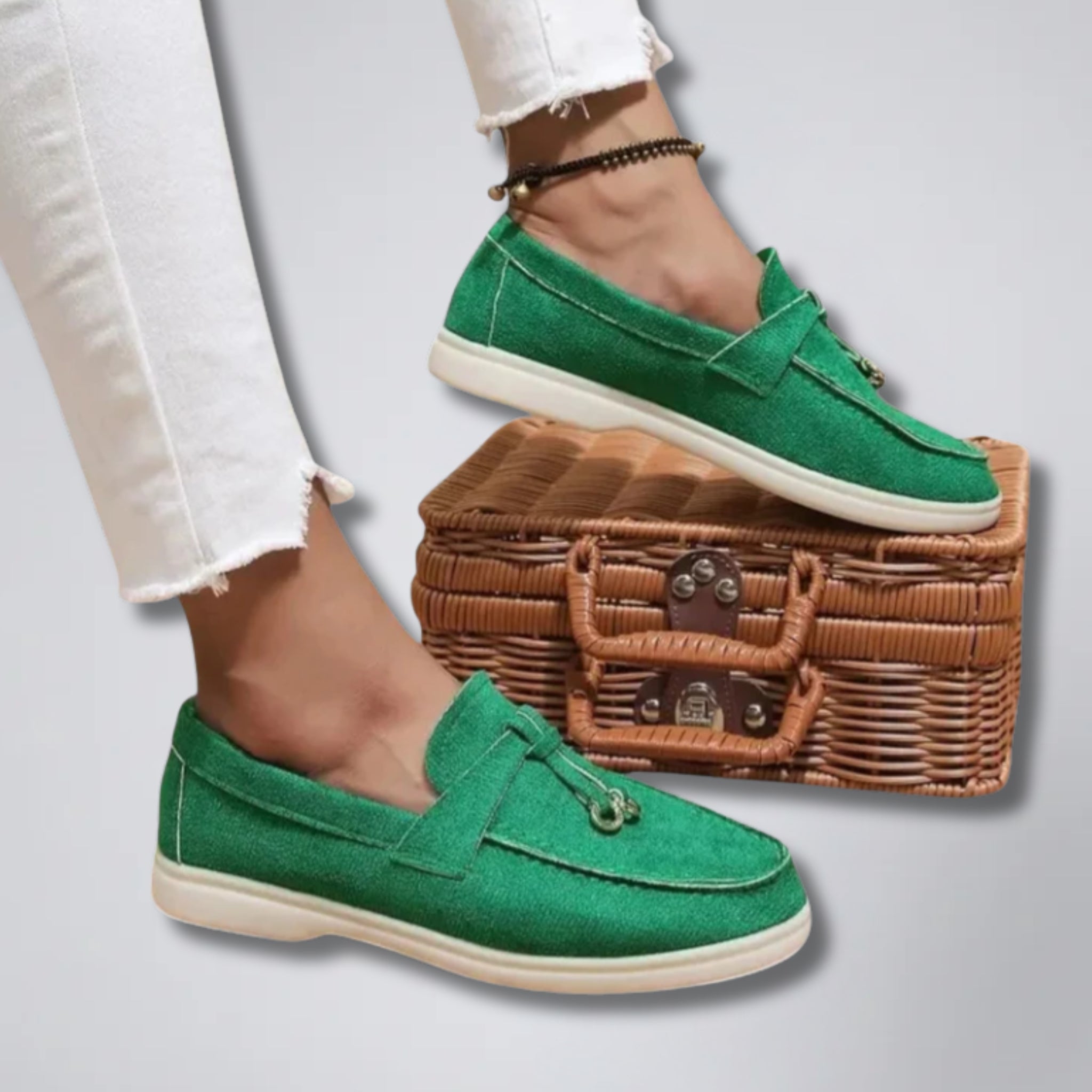 Olamil - Women’s Slip-On Tassel Detail Shoes