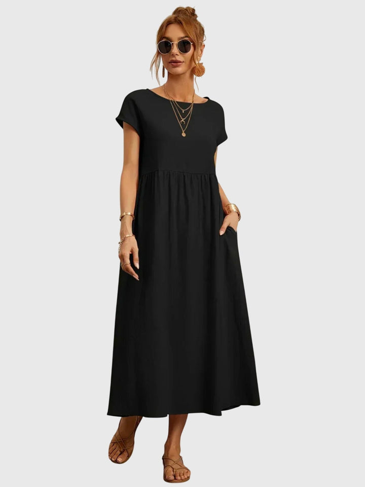 Giselle | Women’s Casual Pocket Dress with Relaxed Silhouette
