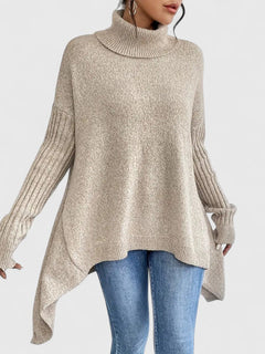 Women’s Comfortable Sweater with Turtleneck