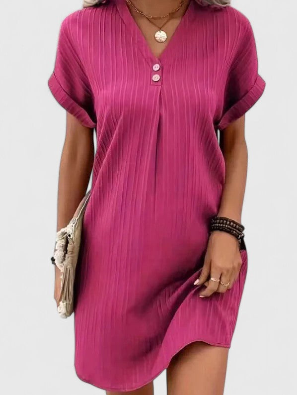 Women’s Draped Dress with Relaxed Fit