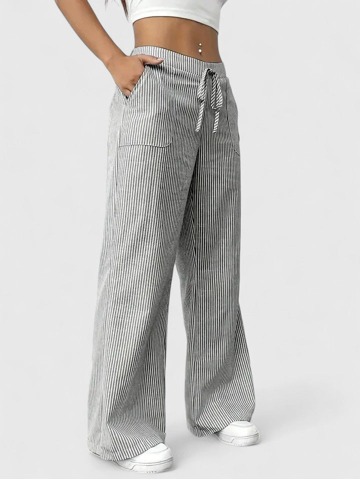 Women’s Elegant Pants with Adjustable Waist
