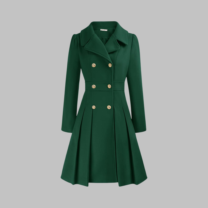 Women’s Double Button Long Sleeve Coat