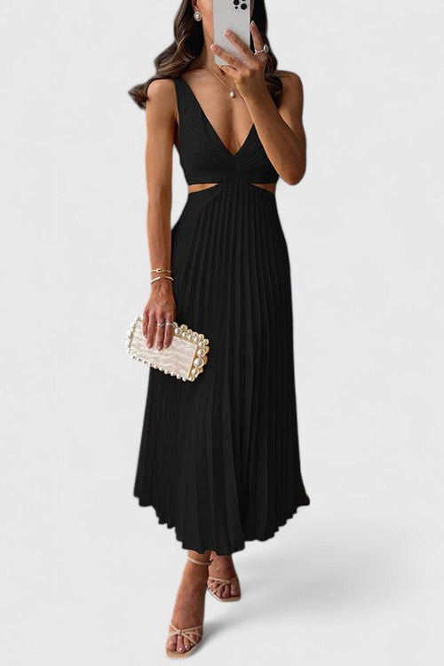 Karen | Women’s Elegant Sleeveless Dress with Figure-Flattering Fit