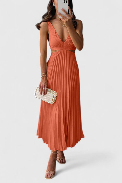 Karen | Women’s Elegant Sleeveless Dress with Figure-Flattering Fit