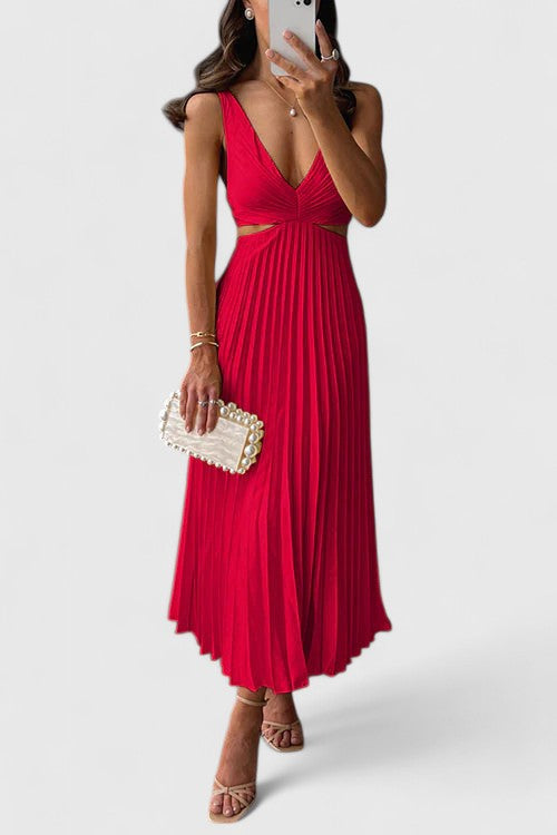 Karen | Women’s Elegant Sleeveless Dress with Figure-Flattering Fit