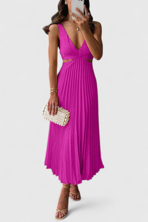 Karen | Women’s Elegant Sleeveless Dress with Figure-Flattering Fit