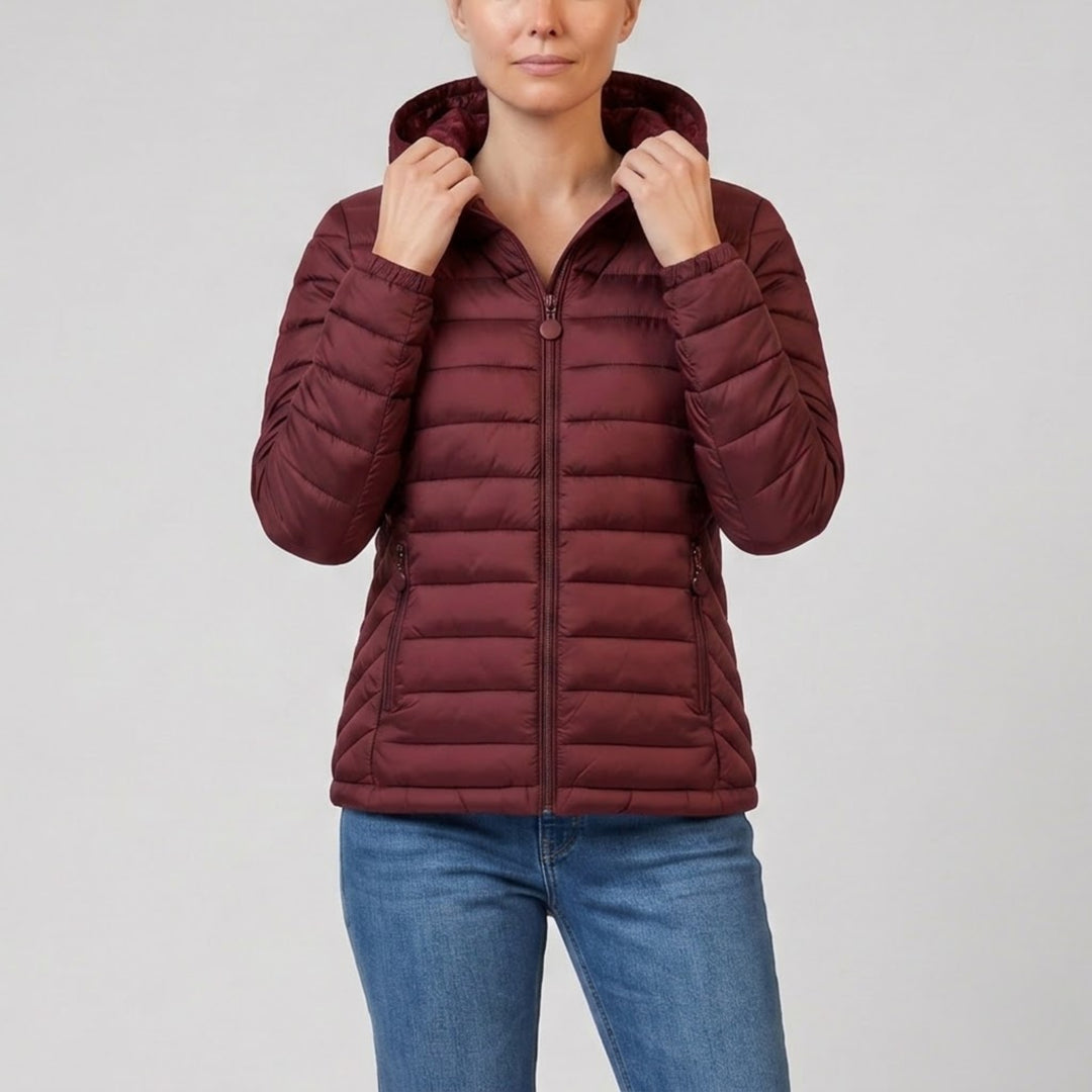 Women’s Lightweight Hooded Puffer Jacket | Olamil