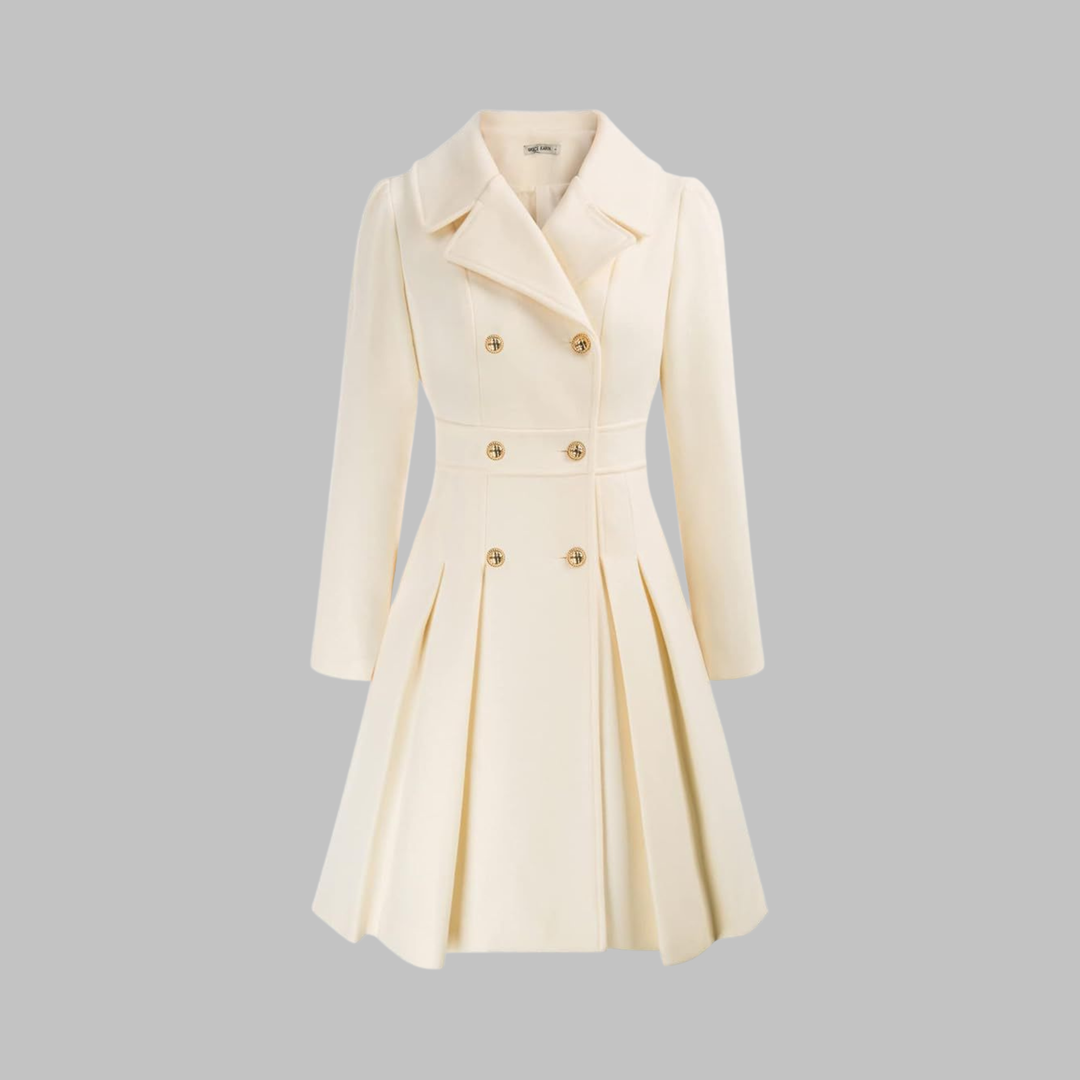 Women’s Double Button Long Sleeve Coat