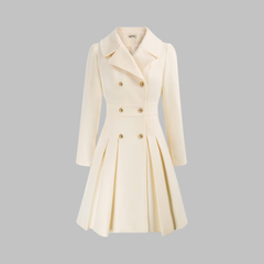 Women’s Double Button Long Sleeve Coat