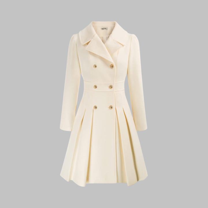 Women’s Double Button Long Sleeve Coat