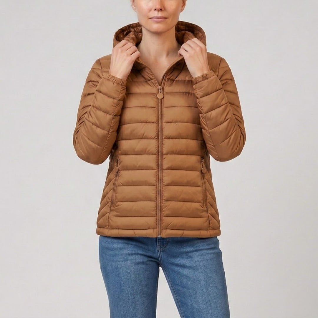 Women’s Lightweight Hooded Puffer Jacket | Olamil