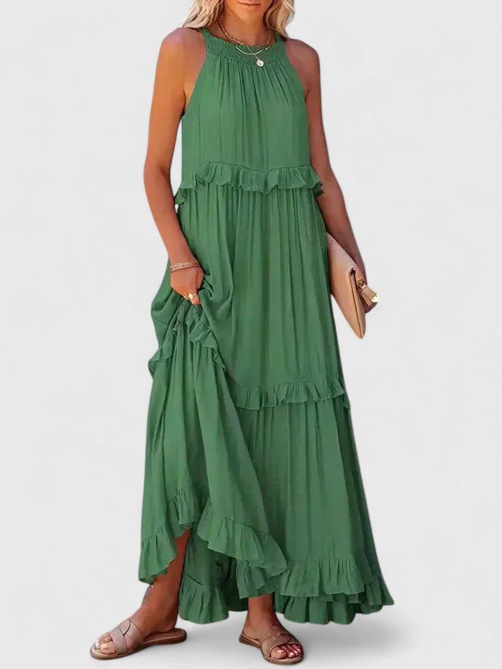Women’s Elegant Dress with Ruffle Details