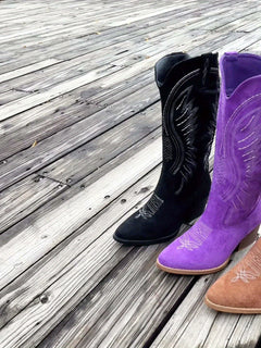 Women’s Knee-High Boots with Side Zipper