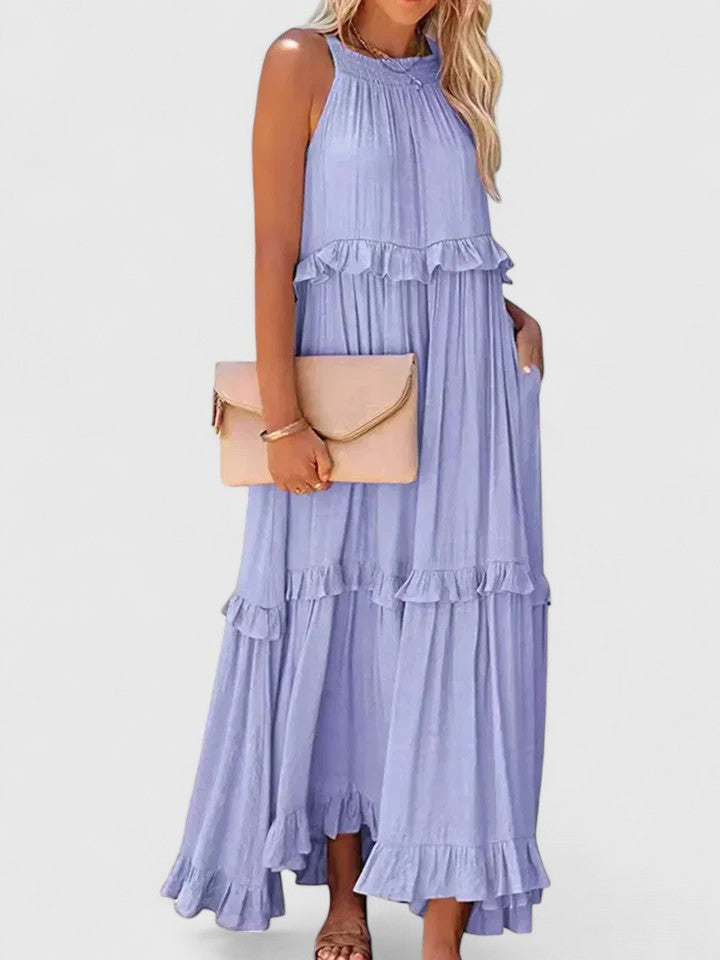 Women’s Elegant Dress with Ruffle Details