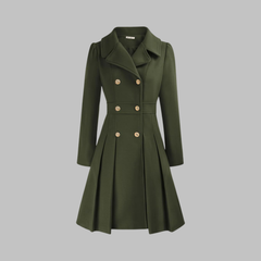 Women’s Double Button Long Sleeve Coat