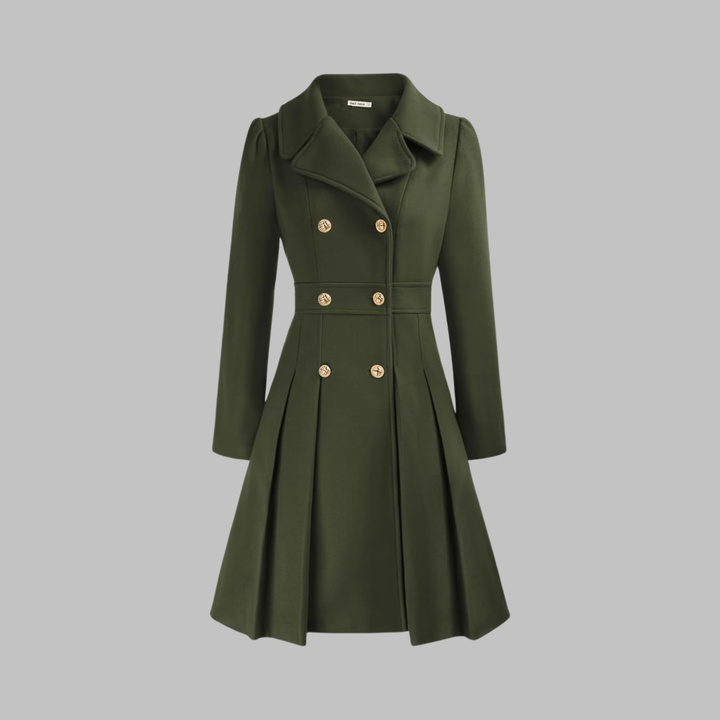Women’s Double Button Long Sleeve Coat