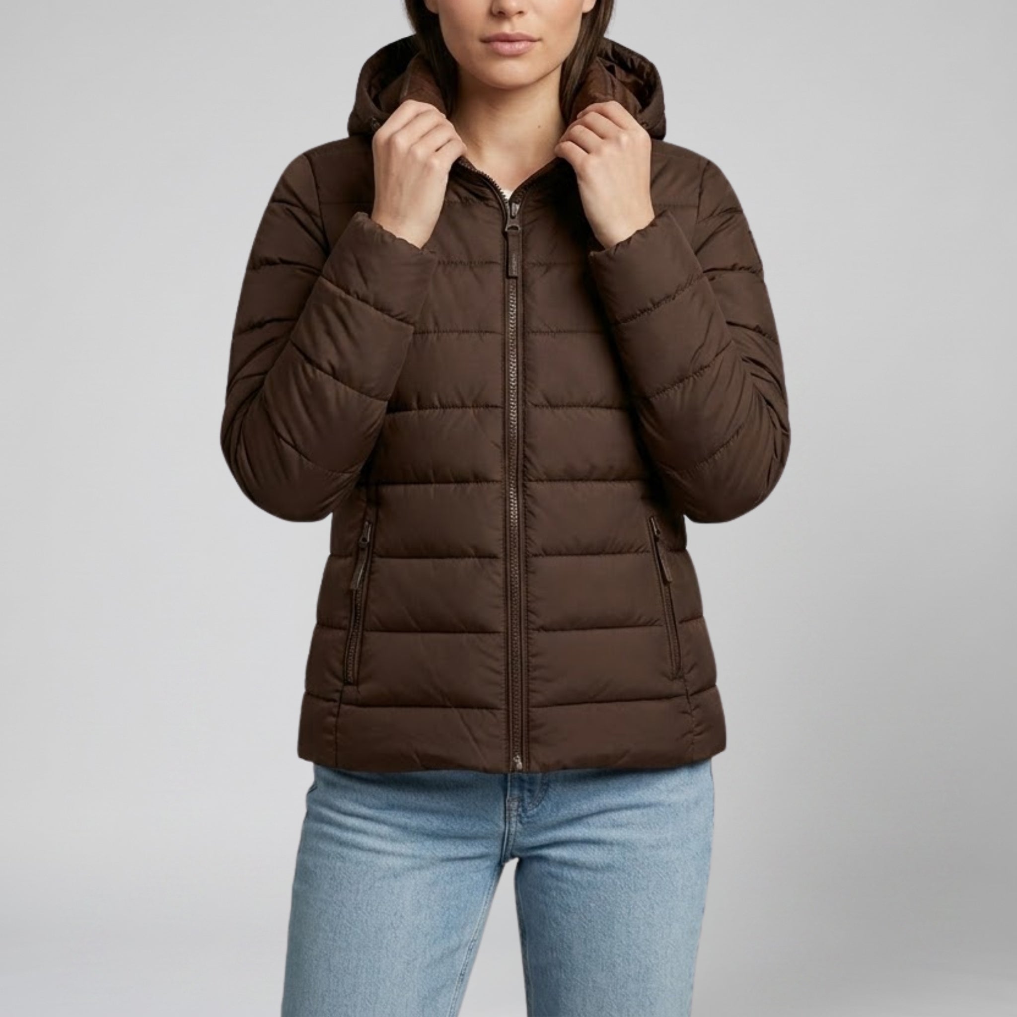 Women’s Lightweight Hooded Puffer Jacket | Olamil