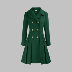Women’s Double Button Long Sleeve Coat