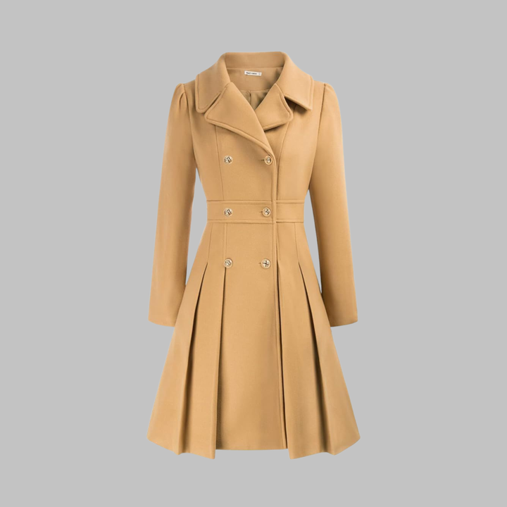 Women’s Double Button Long Sleeve Coat