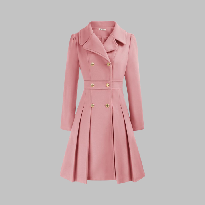 Women’s Double Button Long Sleeve Coat