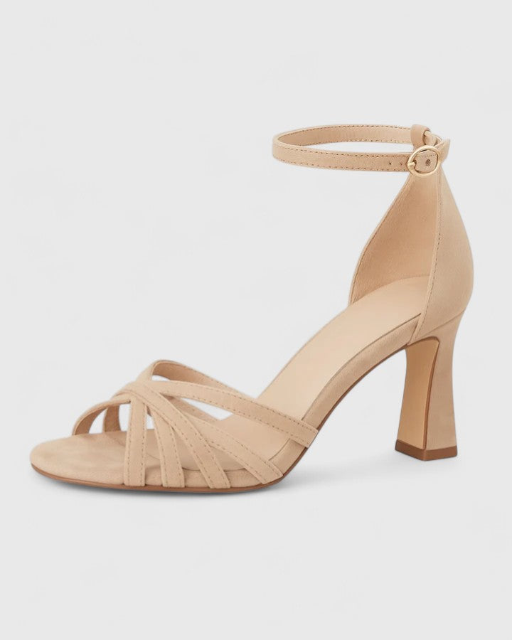 Women’s Comfortable Heels - Ankle Strap
