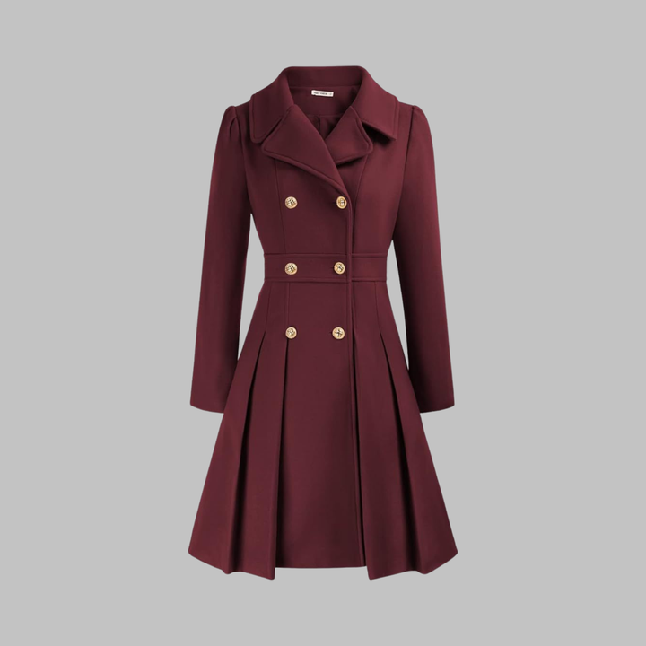 Women’s Double Button Long Sleeve Coat