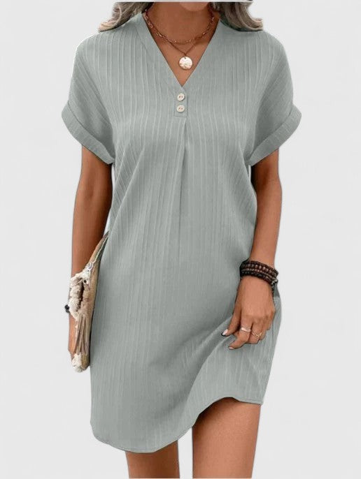 Women’s Draped Dress with Relaxed Fit