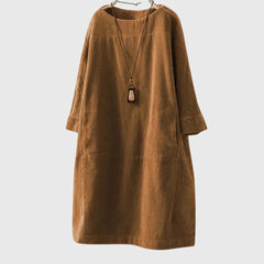 Women’s Relaxed Midi Dress with Comfortable Fit