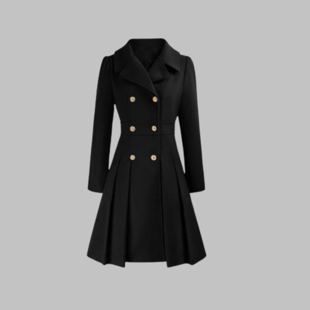 Women’s Double Button Long Sleeve Coat