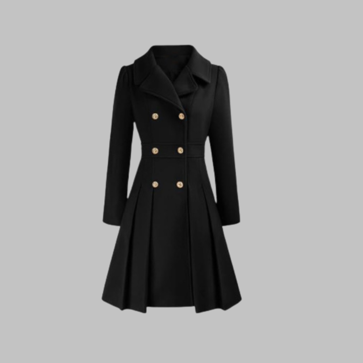 Women’s Double Button Long Sleeve Coat
