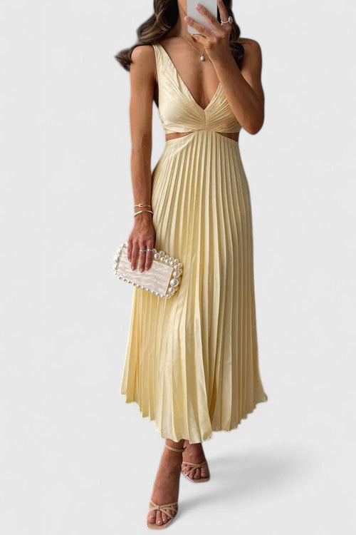 Karen | Women’s Elegant Sleeveless Dress with Figure-Flattering Fit