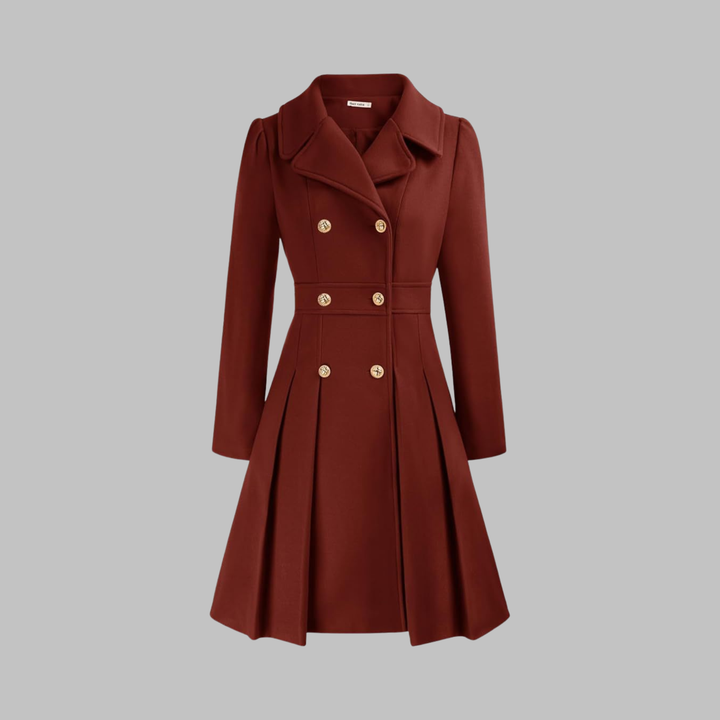 Women’s Double Button Long Sleeve Coat